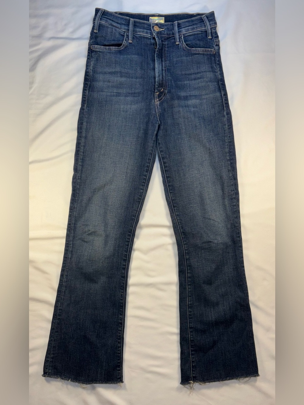 MOTHER The Hustler Ankle Fray Jeans Girl Crush Style11 Size 25